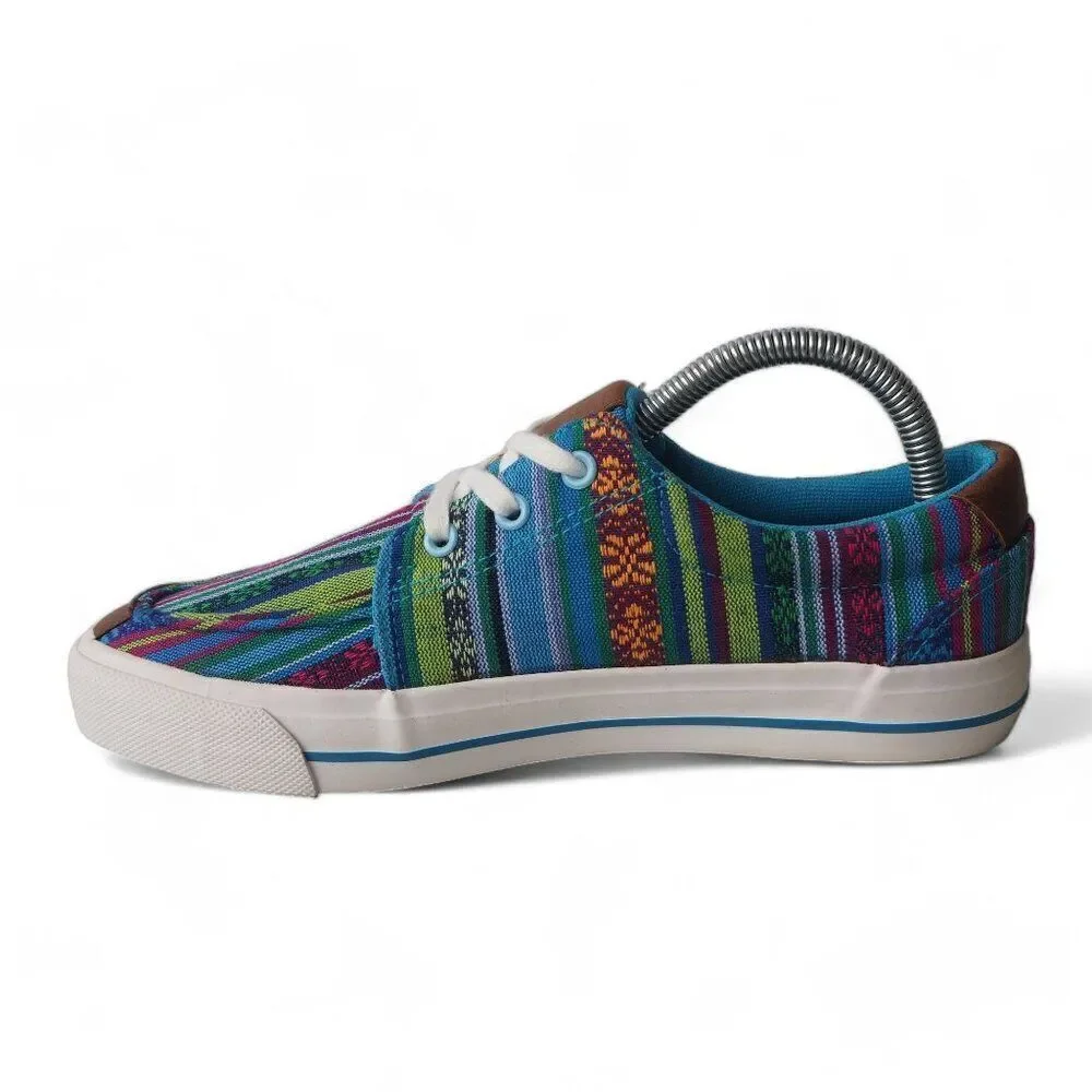 Roper Angel Fire Aztec Southwestern Casual Sneakers Multicolor Women's‎ 8.5